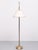 Beautiful Classic Gooseneck Floor lamp. Adjustable in Height. Early example. 1940s, New wiring, comes with a good working...
