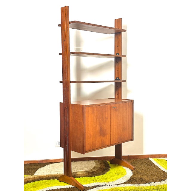 Vintage 1-Bay Bookcase, Italy, 1960s For Sale - Image 14 of 14