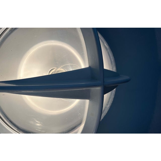 Mid-Century Modern Danish Pirat White Metal Outdoor Wall Lamp by Eva and Nils Koppel, Gert Edstrand for Nordisk Solar, 1960s For Sale - Image 17 of 18