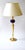 Beautiful table lamp from around 1960; made in Italy. Gold-leaf plated brass (solid cast brass); Murano glass. 1 E27...