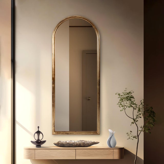 Wood Tirtoff Grande Arch Mirror For Sale - Image 7 of 9