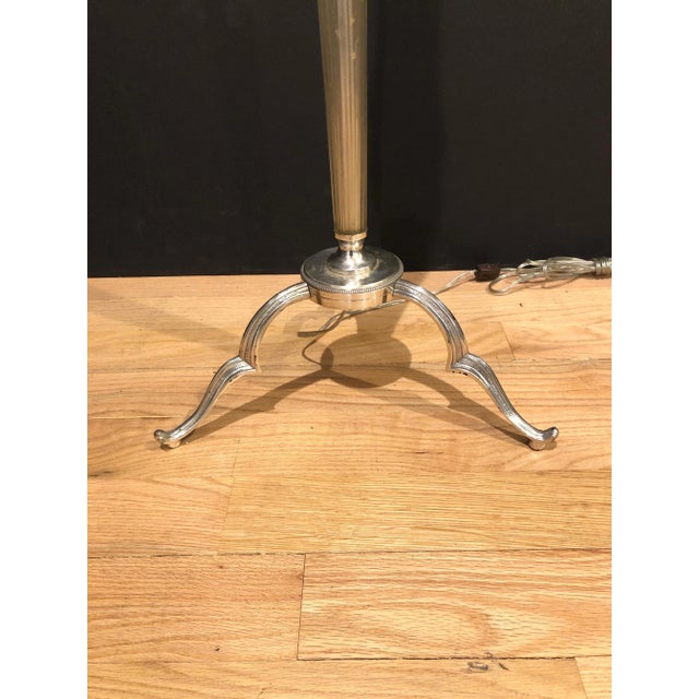 Metal Mid 20th Century Mid Century Modern Venetian Glass Torchere Lamp For Sale - Image 7 of 7