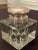 Cartier Vintage Cartier Silver and Cut Crystal Monogrammed Inkwell For Sale - Image 4 of 12