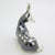 Metal Vintage Italian Sterling Silver 925 Lying Fawn Deer Figurine from Saturno, Arezzo, 1990s For Sale - Image 7 of 14