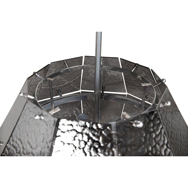 Mid-Century Modern NOIR Obsidian Chandelier, Small For Sale - Image 3 of 7