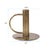 Italo Tall Antique Brass Candle Holder with Handle For Sale - Image 9 of 11