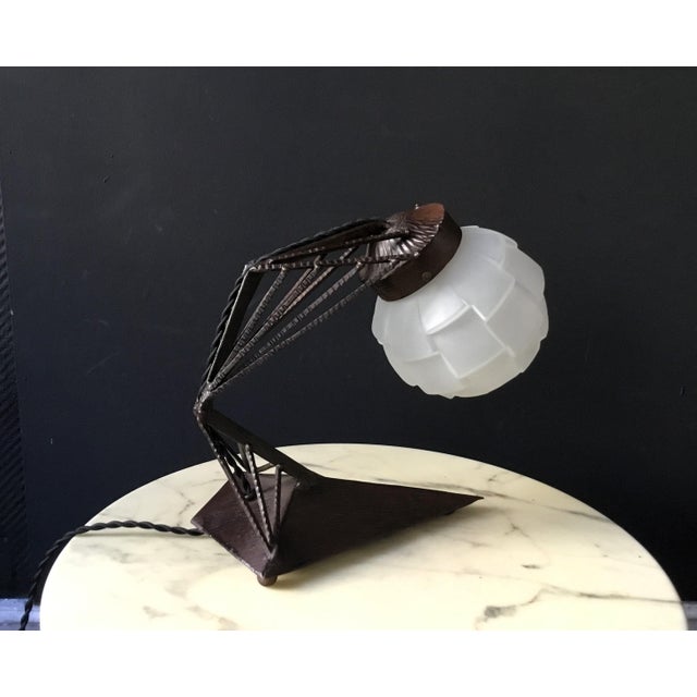 Art Deco French Table Lamp, 1920s For Sale - Image 6 of 11