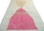 Moroccan Azilal rug handwoven with ivory beige and pink wool in a tribal Berber design. Dimensions: 6.7 x 10.2