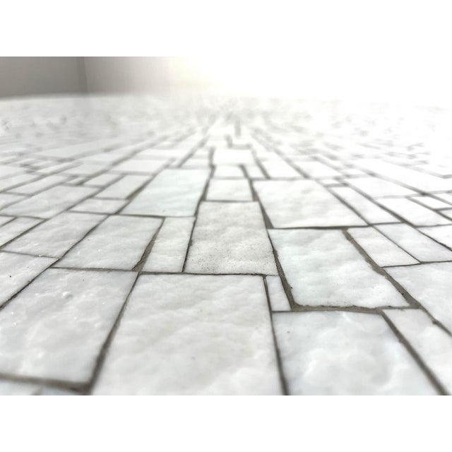 Vintage Ceramic Mosaic Coffee Table attributed to Heins Lilienthal, 1960s For Sale - Image 9 of 12