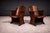Brown Pair of Auditorium Armchairs in Bentwood, Cimo, 1950s - Lot 140 For Sale - Image 8 of 11