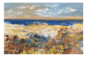Ramiro Segrelles, A Soft Light of Sky, Original Oil on Canvas