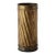 Vintage Italian Style Hammered Brass Cylindrical Textured Spiral Details Umbrella Floor Vase Stand Vintage Mid Century For Sale