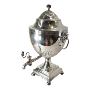 18th Century English Sheffield Plater Silverplate Hot Water Urn
