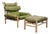Set of Inca Lounge Chair and Ottoman by Arne Norell for Norell AB, Sweden, 1970s For Sale