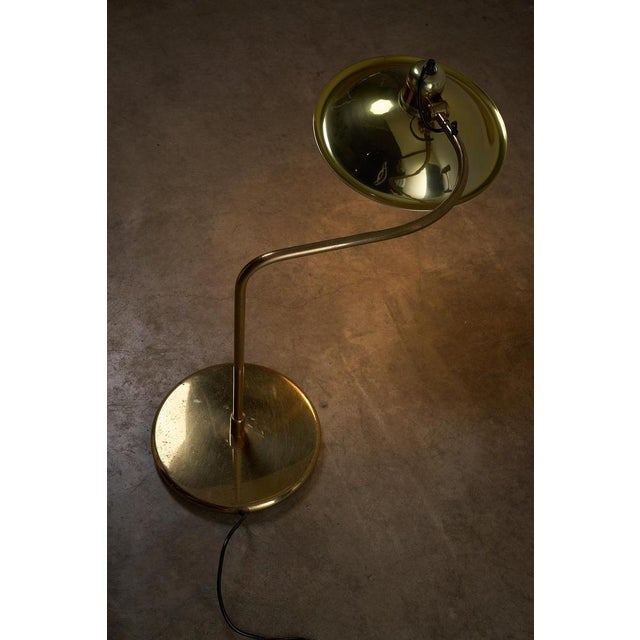 Gold Cosack Leuchten Brass Desk Lamp Model 7654, 1960s For Sale - Image 8 of 10