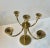 Large Mid-Century Scandinavian Brass Candelabra, 1960s For Sale - Image 6 of 8