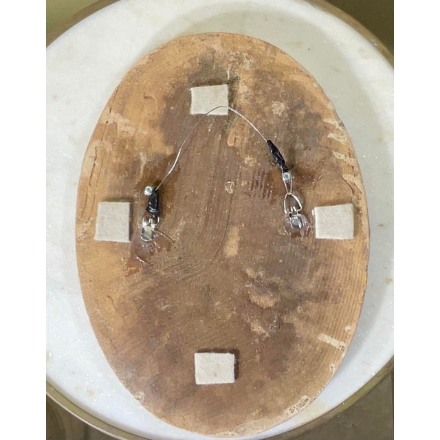 Hand-Painted Persian Ceramic Tile - Unique Floral & Avian Motif For Sale - Image 9 of 10