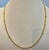 Vintage 18 Karat Yellow Gold 5.4 Gm Ball Station chain Necklace, Italian 15.5" For Sale In New York - Image 6 of 18