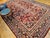 Textile Vintage Persian Mahal Sultanabad Rug, Hand-Knotted Wool, Geometric Pattern, 9x13, Rust-Red & Navy For Sale - Image 7 of 17
