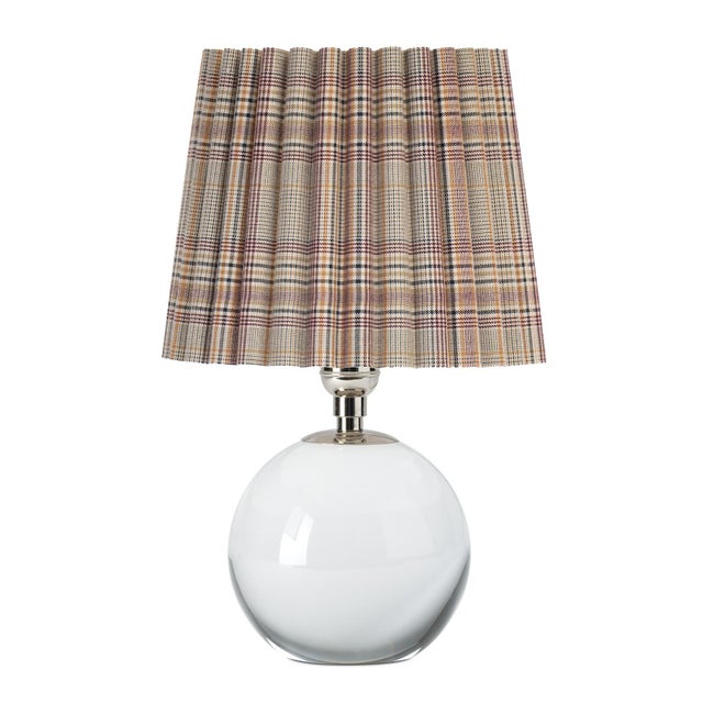 The Giorgio Mini Table Lamp provides a soft, inviting glow through its plaid pleated shade, making it a perfect accent...