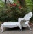 Early 20th Century Victorian White Wicker Rattan Chaise Lounge Chair For Sale - Image 11 of 11