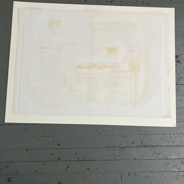 1980’s Original Large Abstract Pastel Drawing “Harmony Lights No 6” Signed For Sale - Image 9 of 12