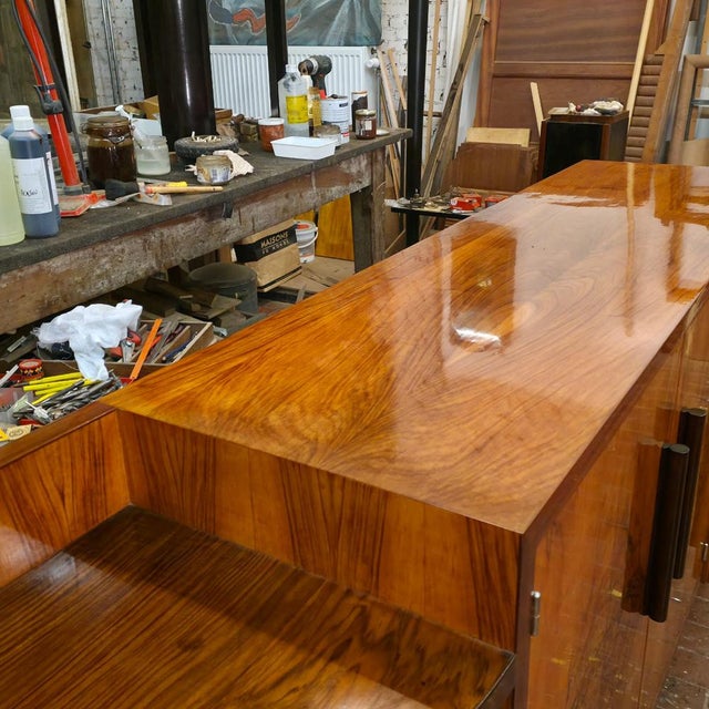Wood Modernist Sideboard, Belgium, 1920s For Sale - Image 7 of 11