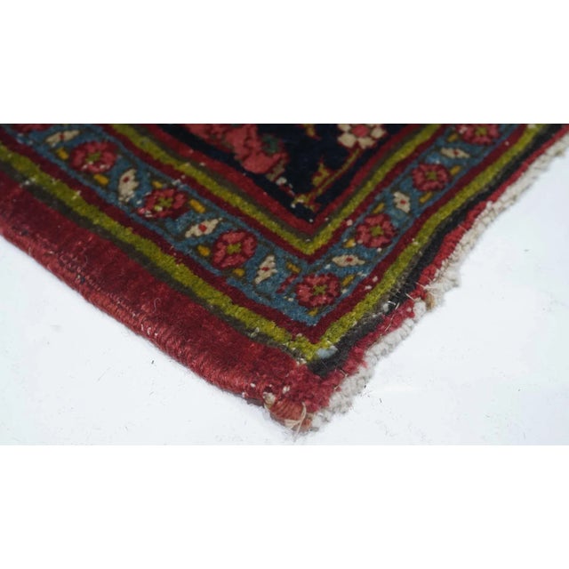 Textile Antique Halvai Bijar Rug 4'7'' x 7'0'' For Sale - Image 7 of 12