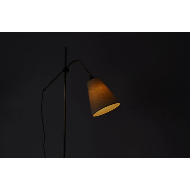 Modern Brass Floor Lamp with Adjustable Arm & Head, 1970s For Sale - Image 14 of 16