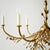 Tobacco Lennox Branching Leaf Chandelier For Sale - Image 4 of 6