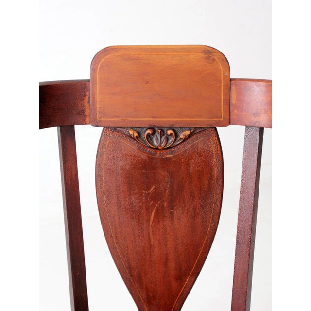 Antique Lion Head Claw Foot Arm Chair For Sale - Image 11 of 12