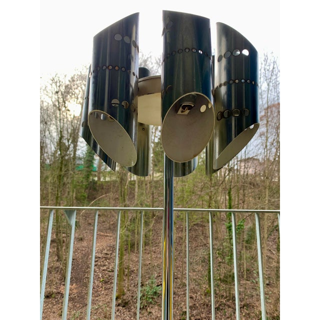 Space Age Floor Lamp in the style of Sciolari, 1960s For Sale - Image 9 of 15