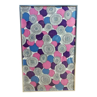 Vintage Pop Art Framed Wall Hanging For Sale