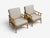 Ficks Reed, Lounge Chairs, Bamboo, Cane, Beige Tweed, Usa, 1950s For Sale In New York - Image 6 of 15