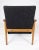 Danish Easy Chair with Stool in Teak and Dark Wool Fabric, 1960s For Sale - Image 6 of 11