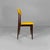 Wood Mid-Century Modern Italian Chairs in Wood and Yellow Fabric, 1960s, Set of 6 For Sale - Image 7 of 17