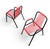 Frisian High Children's Chairs from Spimeta Harkema, 1960s, Set of 2 For Sale - Image 6 of 18