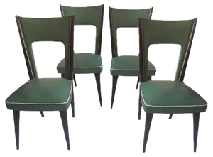Dining Chairs by Pierluigi Colli, 1960s, Set of 4