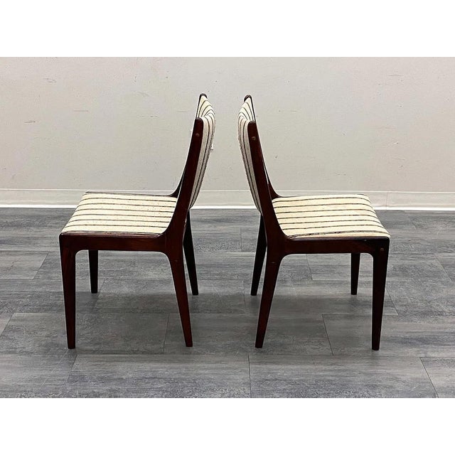 4 Danish Johannes Andersen Rosewood Dining Chairs by Uldum Mobelfabrik For Sale - Image 9 of 13