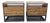 Pair of West Elm Logan Nightstands For Sale
