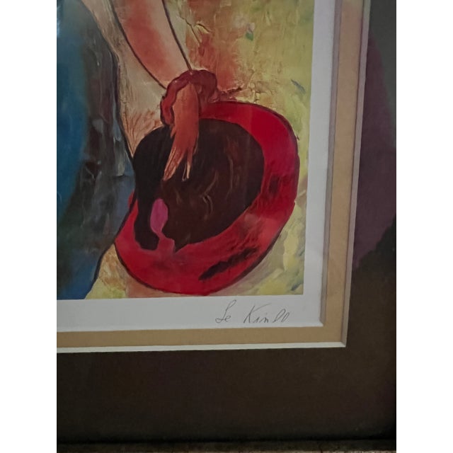 Original Signed Lithograph Pretty Afternoon With Polly by Linda Le Kinff For Sale - Image 4 of 6