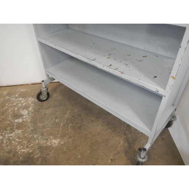 Metal Vintage Gray Iron Trolley, 1970 For Sale - Image 7 of 11