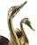 Large Vintage Brass Swan Planters - A Pair For Sale - Image 6 of 8