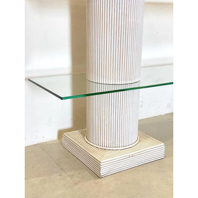 Lacquered Bamboo Shelf, 1970s For Sale - Image 9 of 12