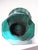 Large Antique Art Deco Vase in Cut Emerald Crystal, Bohemia, 1920s For Sale - Image 14 of 15