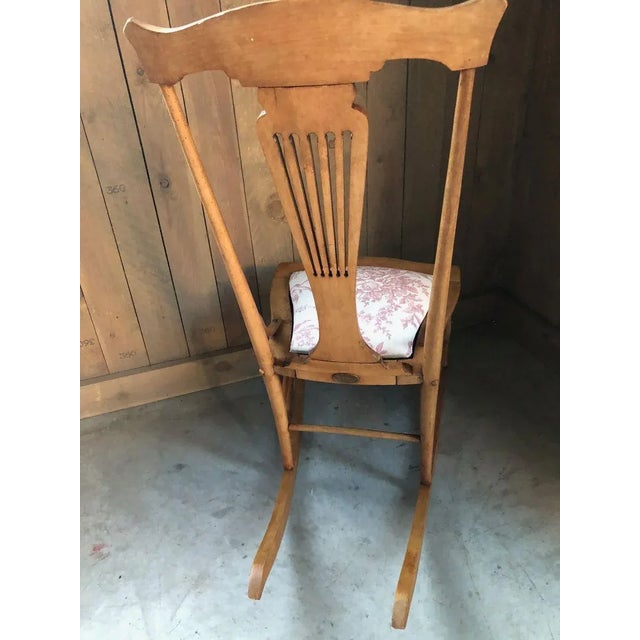 Vintage Children's Rocking Chair from The King Spring For Sale - Image 9 of 12