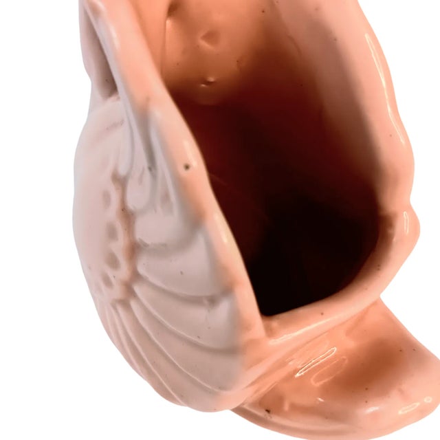 Pink Swan Planter or Vase Ceramic Art Deco Small For Sale - Image 11 of 11