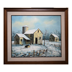 Mid 20th Century Original William Newport Signed Oil Painting