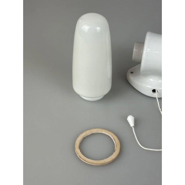 Ceramic Wall or Ceiling Lamp by Wilhelm Wagenfeld for Lindner, 1950s For Sale - Image 15 of 18