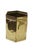 Mid-Century Modern Hollywood Regency Brass Hexagon Trash Can Bin Planter Cachepot 11" For Sale - Image 3 of 14
